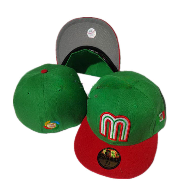 Algodón al por mayor Puerto Rico México Logotipo bordado Capilla de béisbol